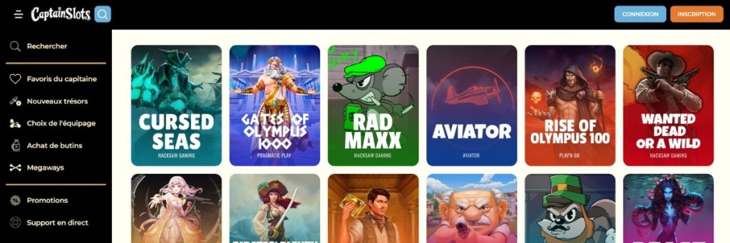 Captain Slots Jeux en Ligne